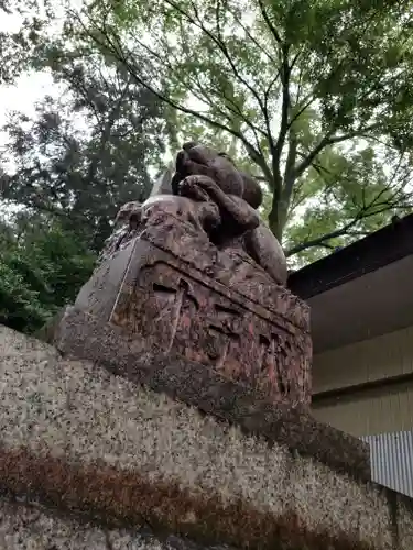 調神社の狛犬