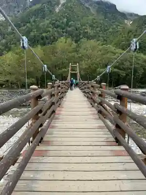 穂高神社奥宮の周辺
