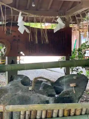 荒立神社の手水