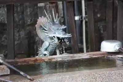 如宝寺の手水舎