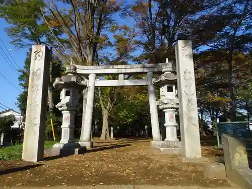 沓掛香取神社の鳥居