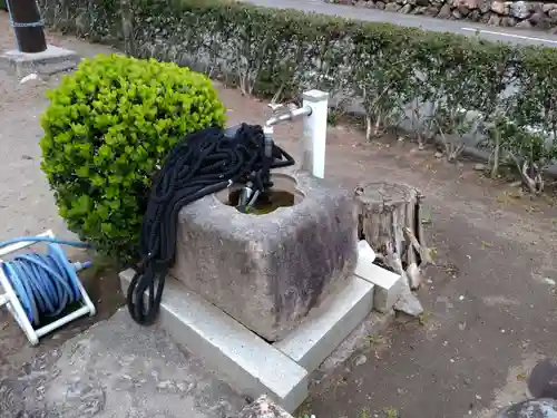 御鍬神社の手水