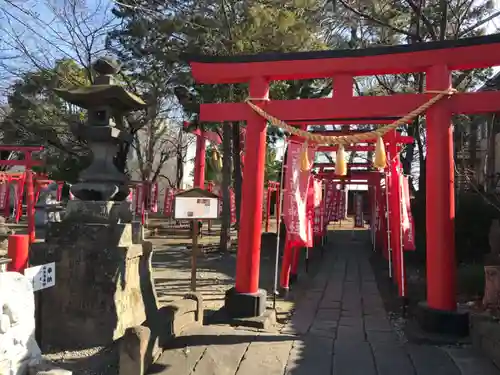 於菊稲荷神社の鳥居