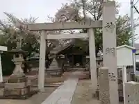 神明社(明正)の鳥居