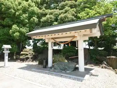 神明社（上細池神明社）の手水舎
