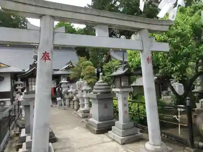 白蛇辨財天の鳥居