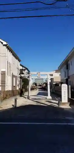 田中仙田稲荷神社の鳥居