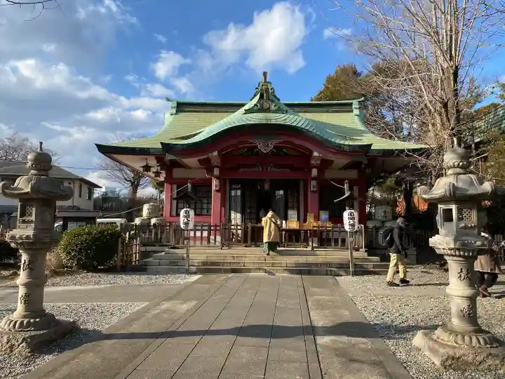 市谷亀岡八幡宮の本殿・本堂
