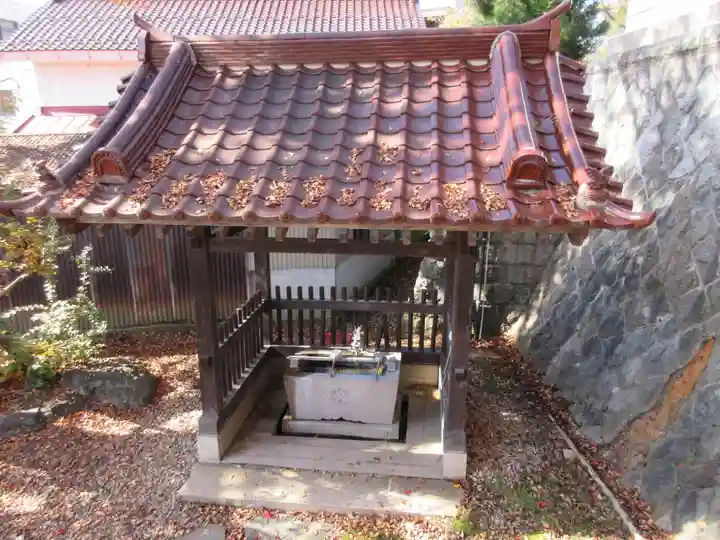 如宝寺の手水舎