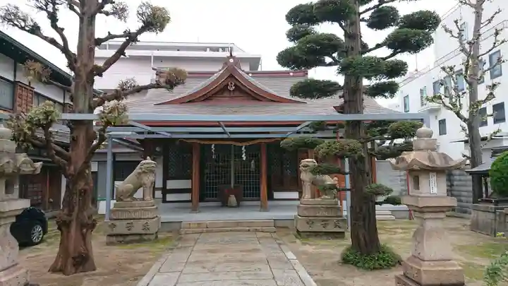 みなと八幡神社の本殿・本堂