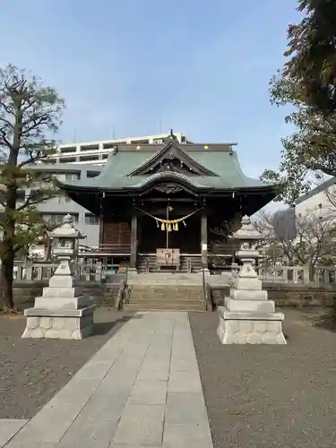 大棚・中川杉山神社の本殿・本堂