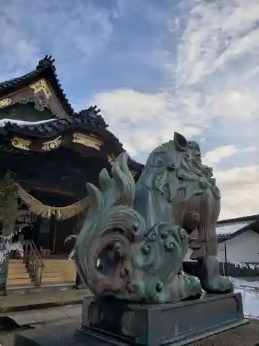 高岡関野神社の狛犬