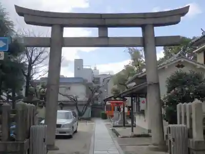 朝日神明社の鳥居