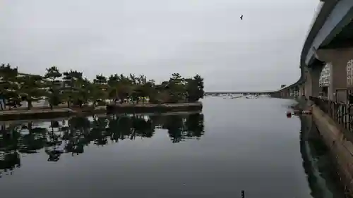 琵琶島神社の景色