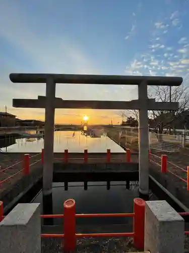 息栖神社の鳥居