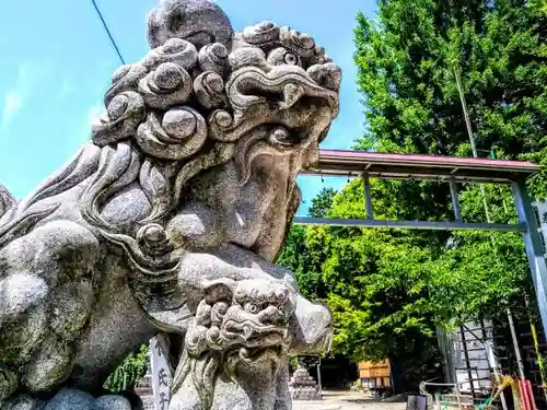 富部神社の狛犬