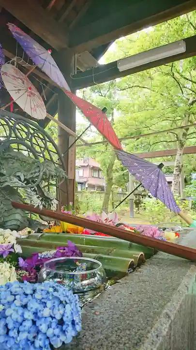 若宮神明社の手水舎