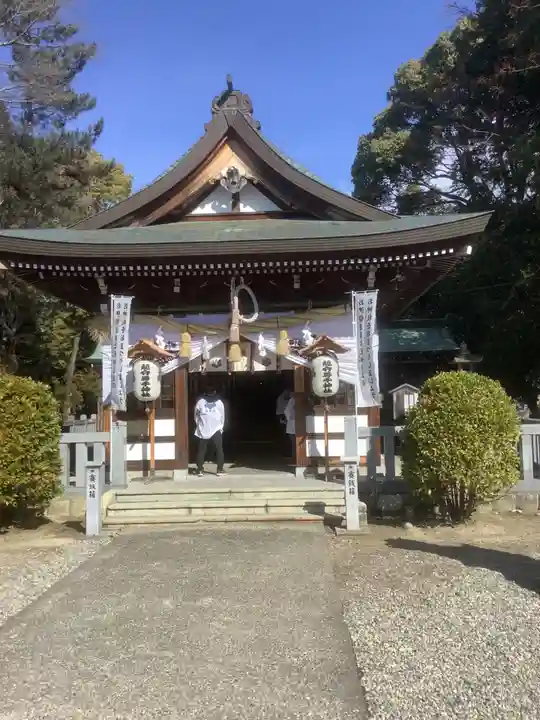 籠守勝手神社(木曽川町黒田)の本殿・本堂