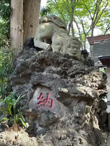 印内春日神社の狛犬