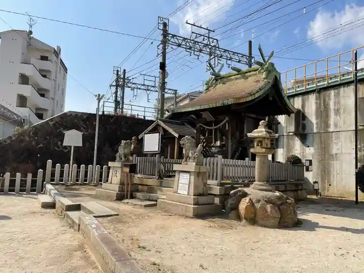 村上帝社の本殿・本堂