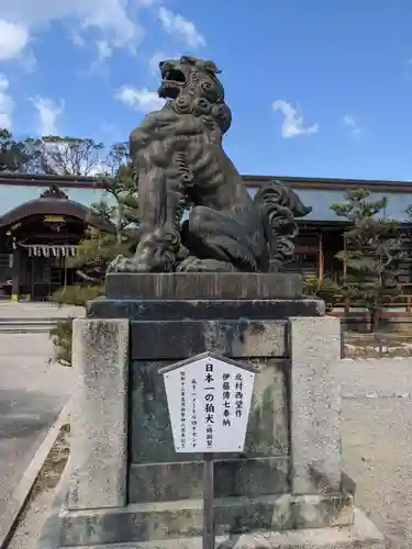 結城神社の狛犬