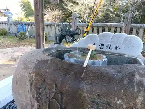 若狭野天満神社の手水舎