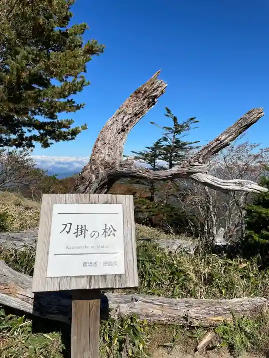 劔山本宮宝蔵石神社の自然