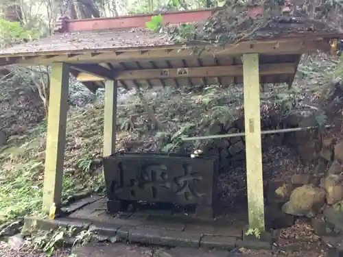 太平山神社の手水舎