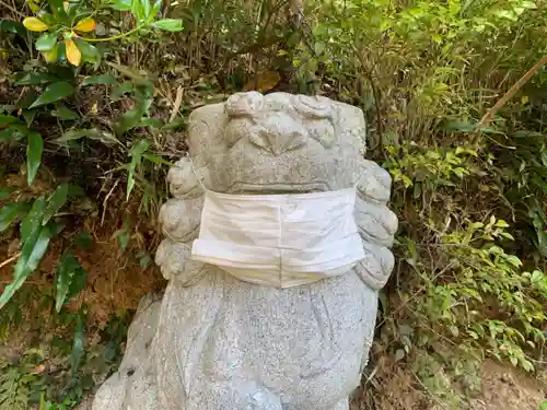 天照大神社の狛犬