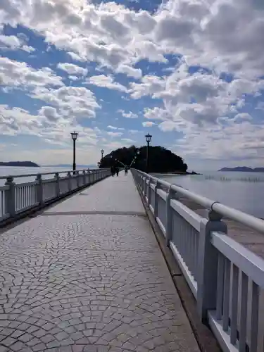 八百富神社の周辺
