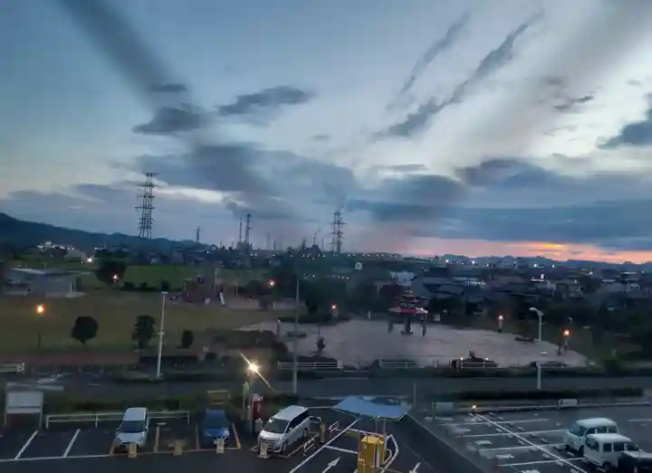 八代神社の景色