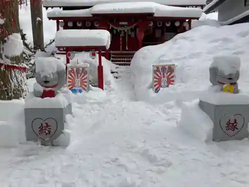 鹿角八坂神社の狛犬