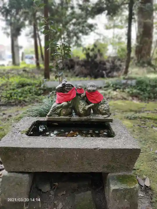 息栖神社の手水舎
