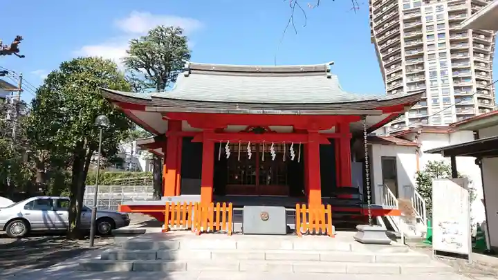 麻布氷川神社の本殿・本堂