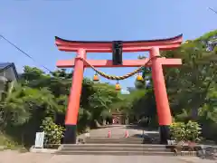 虻田神社の鳥居