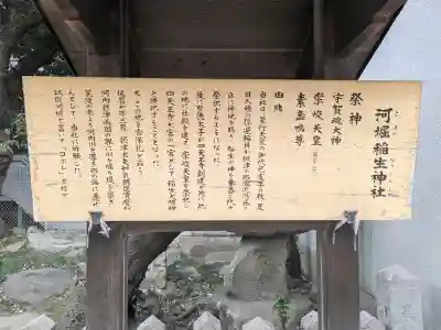 河堀稲生神社の{uncategorized: "未分類", other: "その他", undefined: "問題あり", building: "その他建物", grave: "お墓", sacred_gate: "鳥居", guardian: "狛犬", statue: "像", buddha: "仏像", history: "歴史", nature: "自然", garden: "庭園", animal: "動物", pagoda: "塔", temizu: "手水舎", mountain_gate: "山門・神門", sanctuary: "本殿・本堂", subordinate: "末社・摂社", art: "芸術", scenery: "景色", jizo: "地蔵", ema: "絵馬", goshuin: "御朱印", omikuji: "おみくじ", items: "授与品その他", amulet: "お守り", goshuincho: "御朱印帳", eats: "食事", festival: "お祭り", votive_dance: "神楽", shichigosan: "七五三参", wedding: "結婚式", experience: "体験その他", initially: "初詣", around: "周辺", anti_infection: "感染症対策"}