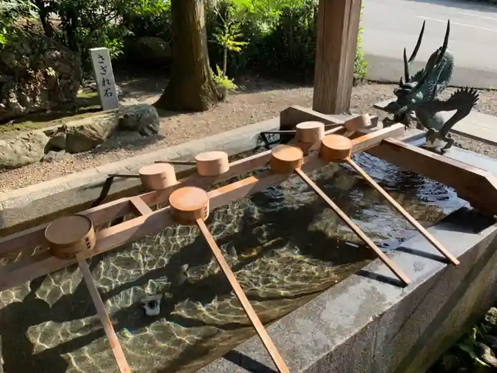大縣神社の手水舎