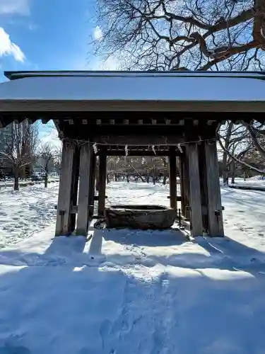 札幌護國神社の手水舎