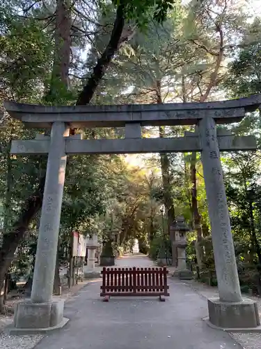 岩槻久伊豆神社の鳥居