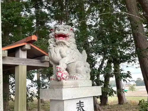 西野々八雲神社の狛犬