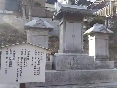 西台天祖神社の末社・摂社