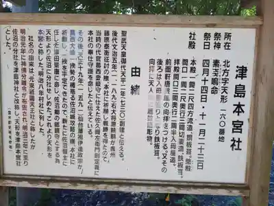 津島本宮社の歴史