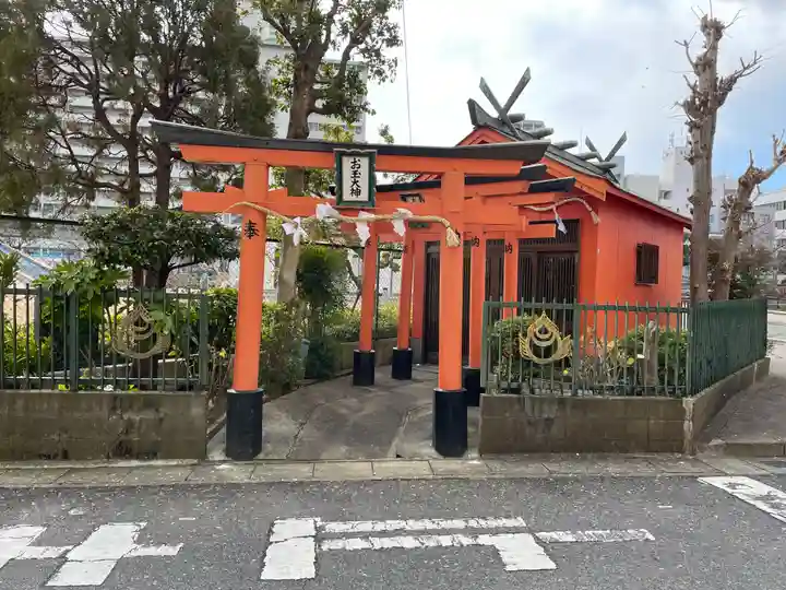 お玉大神(生田川の東岸)の鳥居
