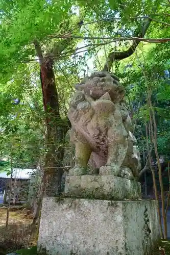 神峯山寺の狛犬