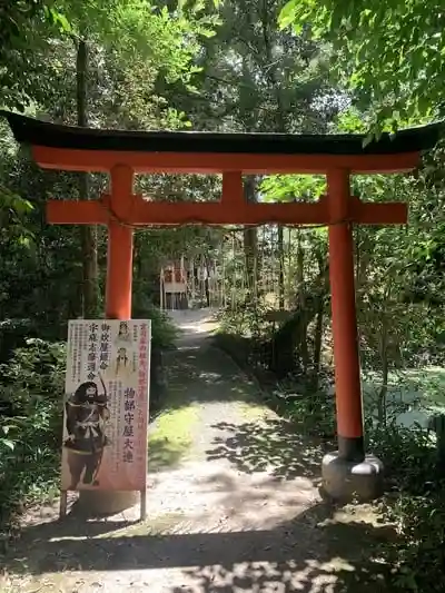 村屋坐弥冨都比売神社の鳥居