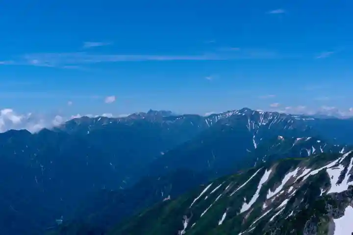 雄山神社峰本社の景色