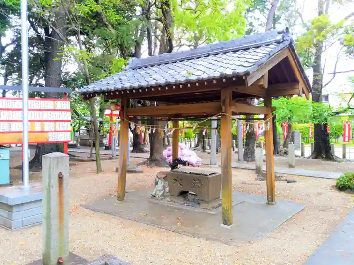 稲荷社(北明治稲荷社)の手水舎