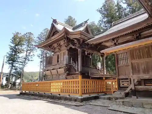 大川上美良布神社の本殿