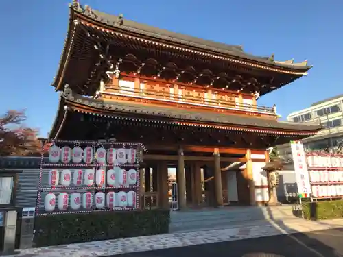 伝通院の山門・神門
