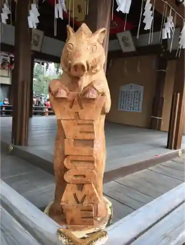 護王神社の狛犬